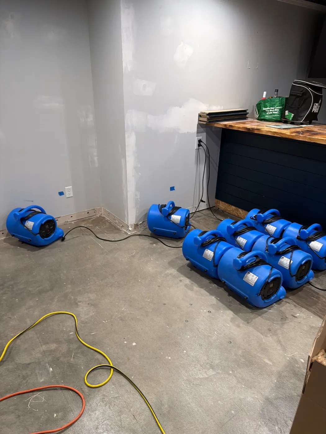 IICRC certified drying setup in Henry County, IN